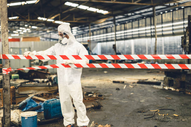 Professional Drug Lab Cleanup technician working in Temple, PA